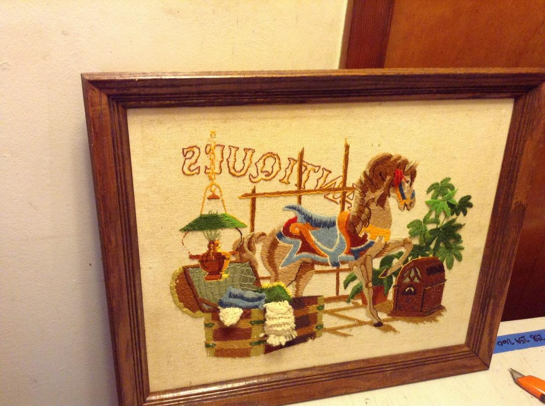 Hand Embroidered Horse (1 of 1)