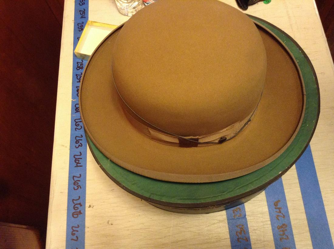 Vintage Top Hat Size 7 3/8 (1 of 1)