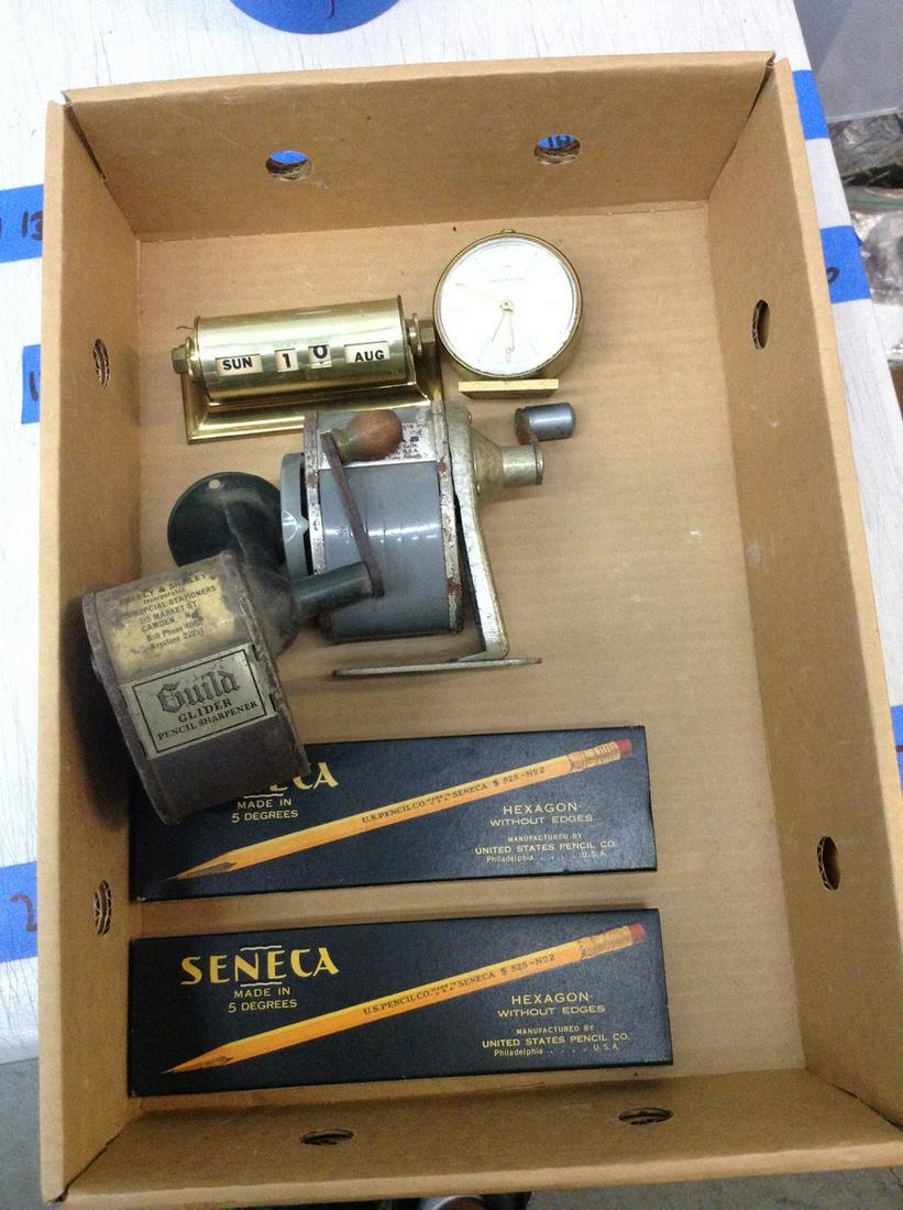 vintage clock pencil sharpeners and more: vintage clock pencil sharpeners and more