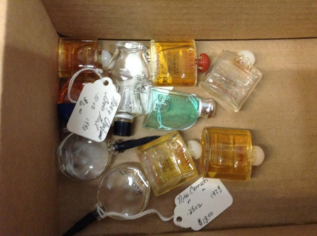 Nautica Halston And Other Vintage Perfume Bottles Some: Nautica Halston And Other Vintage Perfume Bottles Some Full Some Empty