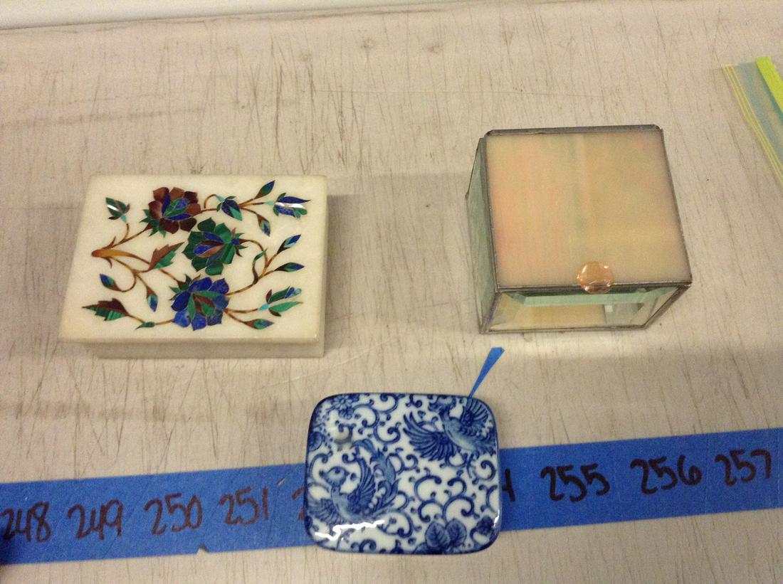 marble and other trinket boxes: marble and other trinket boxes