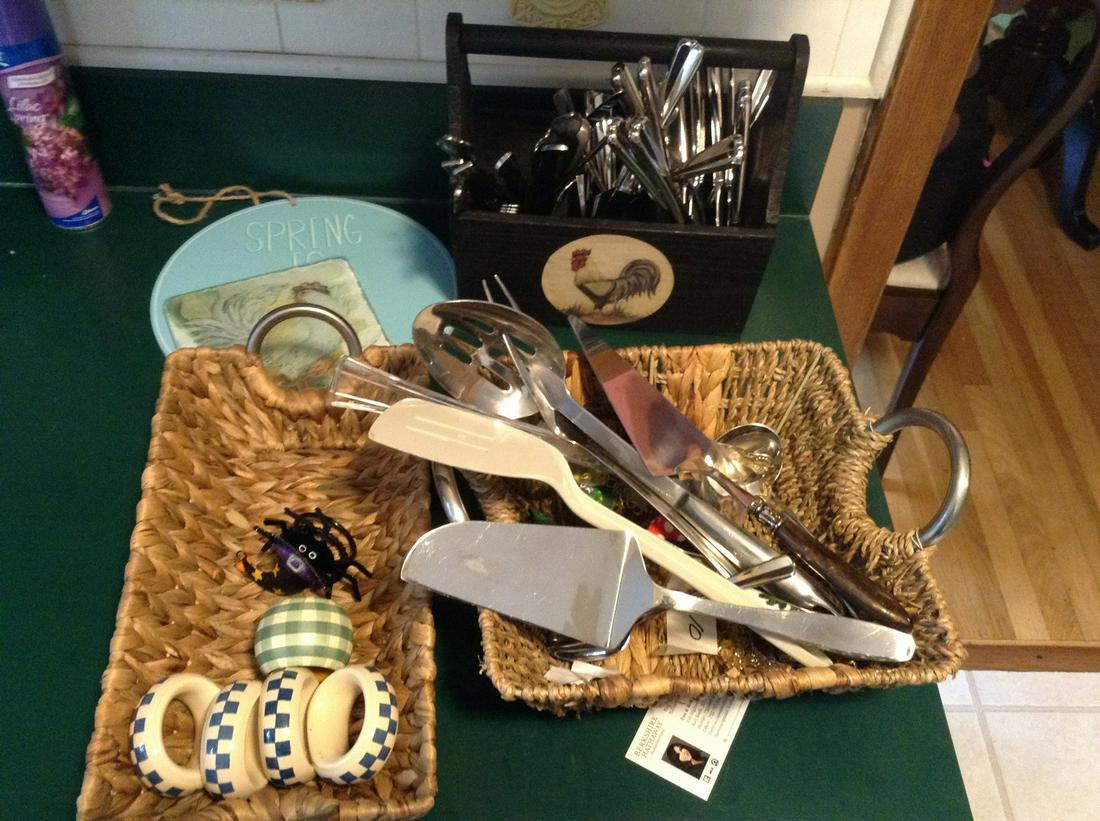 Lot Of Silverware And More: Lot Of Silverware And More