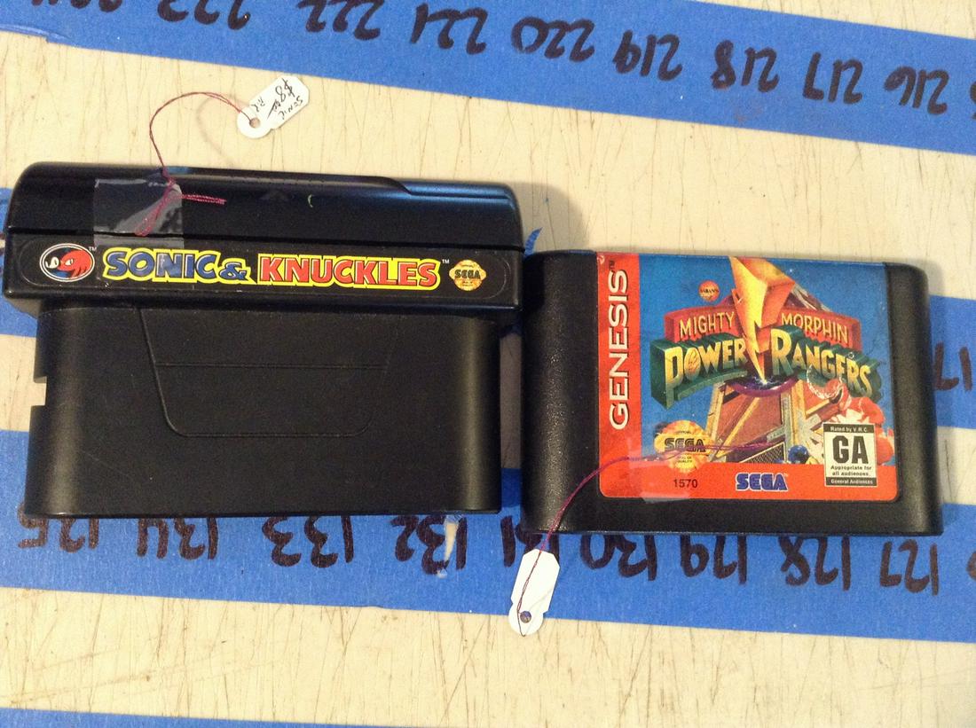 two saga vintage video game cartridges (1 of 1)