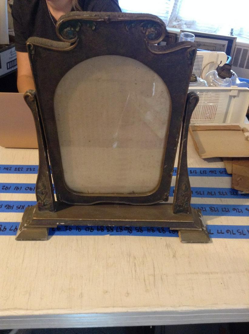 wooden dresser top, picture or mirror frame stand alone: wooden dresser top, picture or mirror frame stand alone 16"