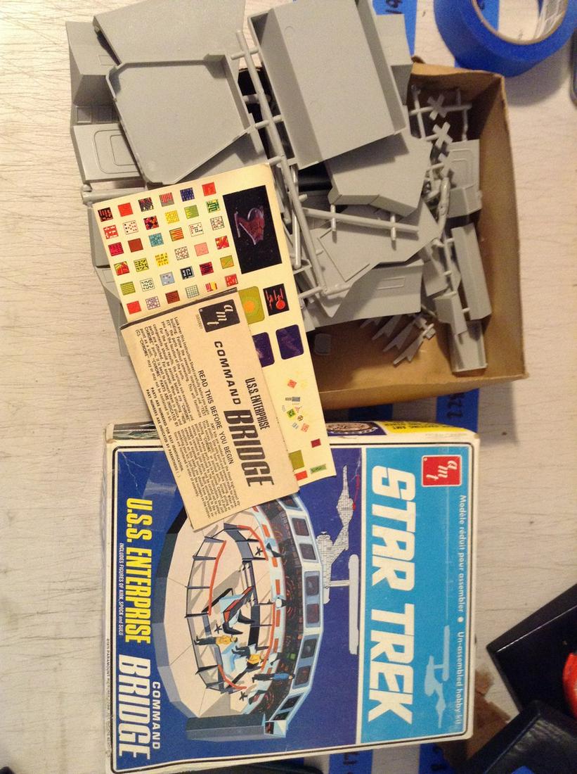 amt star trek command bridge complete, instructions, (1 of 1)