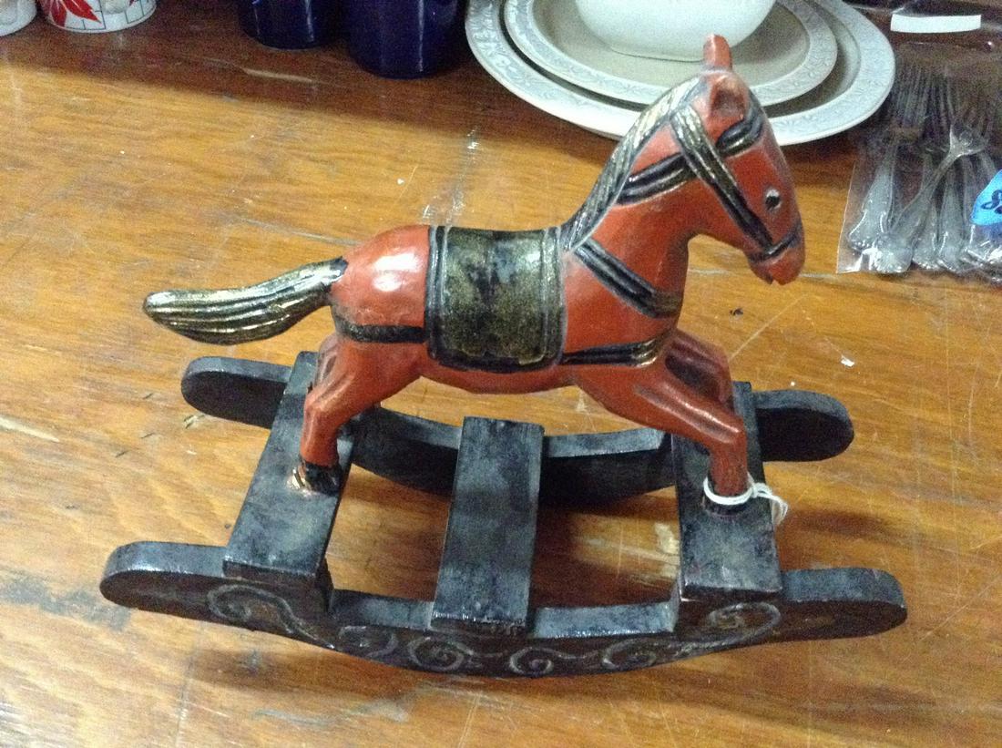 Wooden Newark Museum Victorian Rocking Horse (1 of 1)