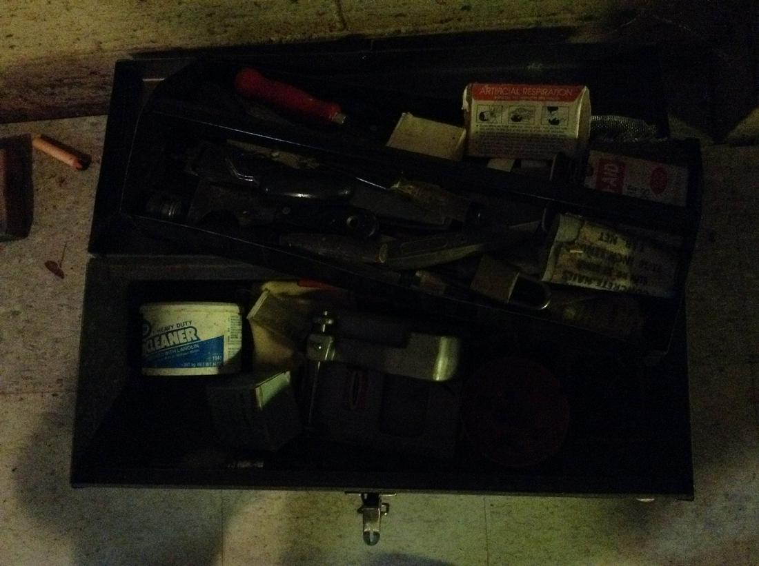 tool box loaded with tools and more: tool box loaded with tools and more