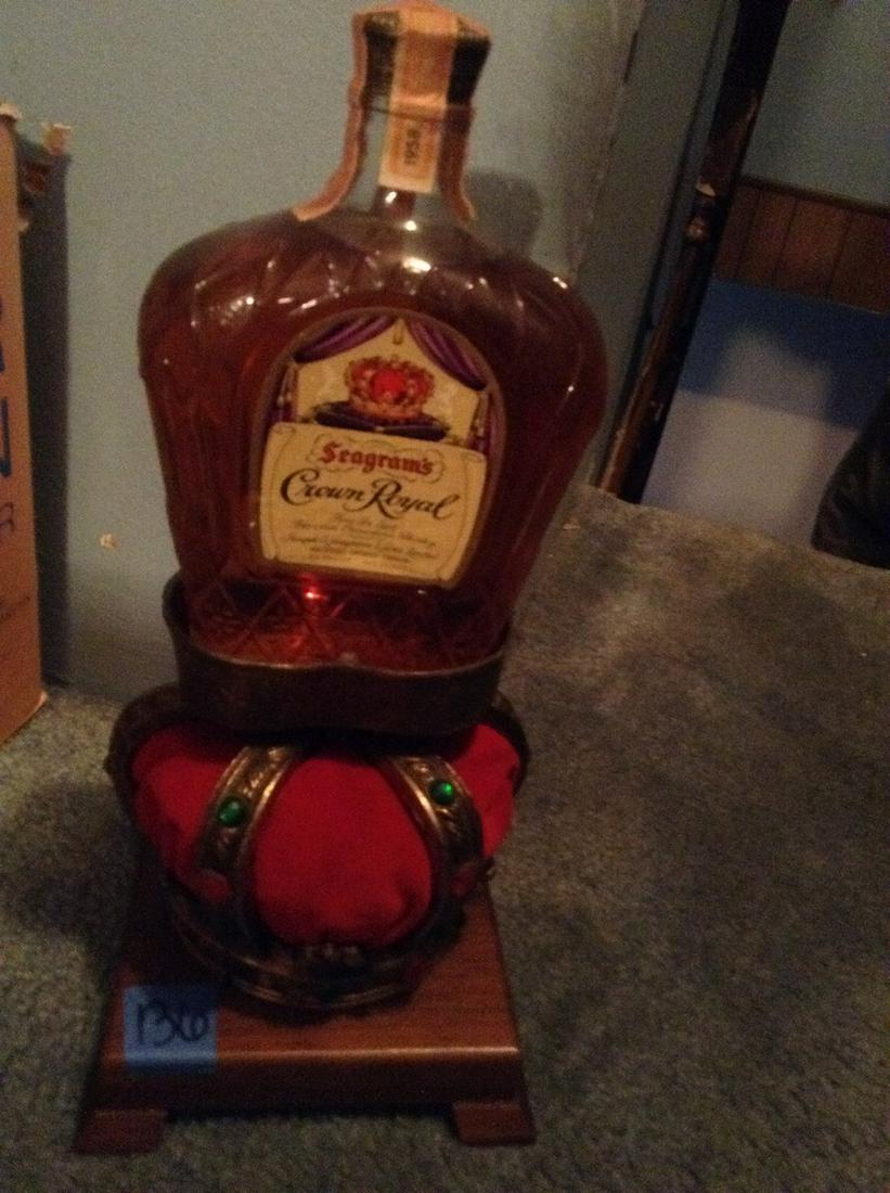 crown royal 1958 jeweled display stand missing one peg, (1 of 1)