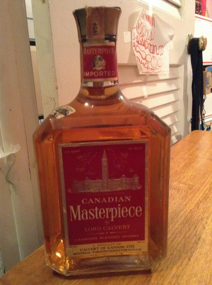 canadian masterpiece canadian blended whisky  4/5 quart (1 of 1)