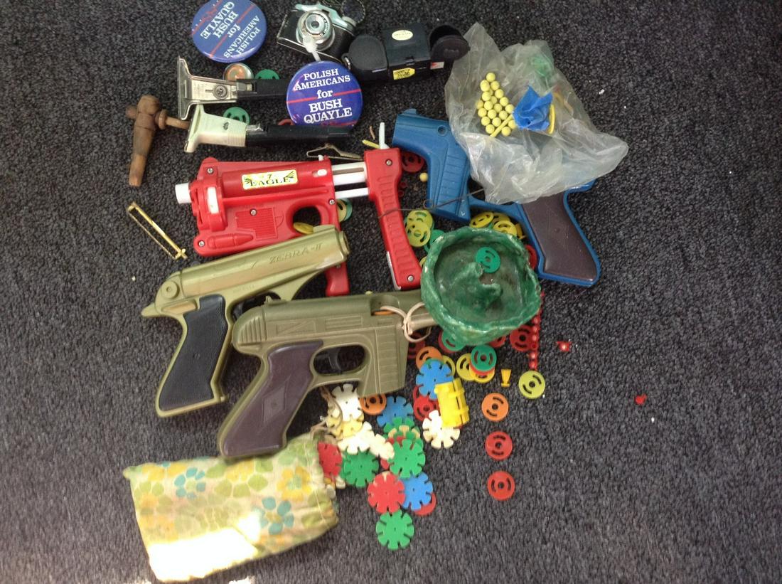 zebra eagle spy cameras, political buttons and more (1 of 1)