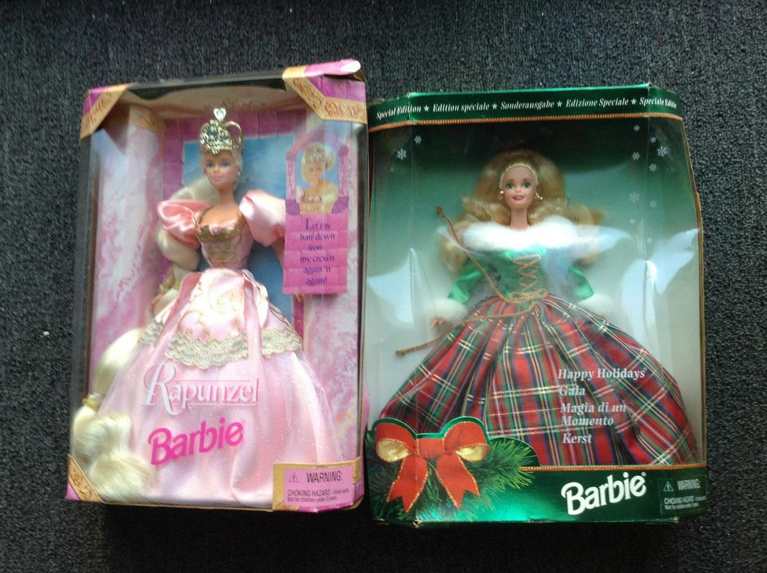 lot of two barbies in the boxes (1 of 1)