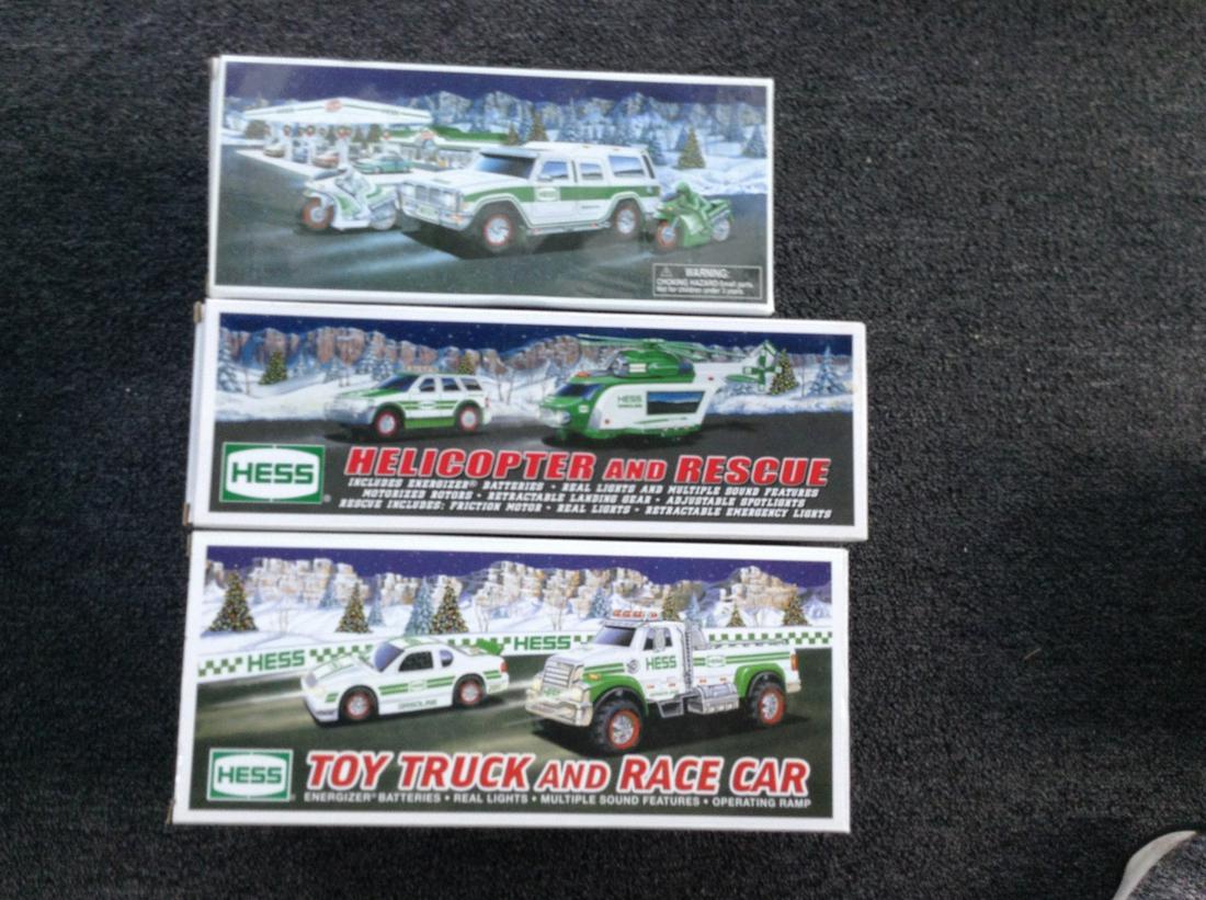 lot of three hess trucks (1 of 1)