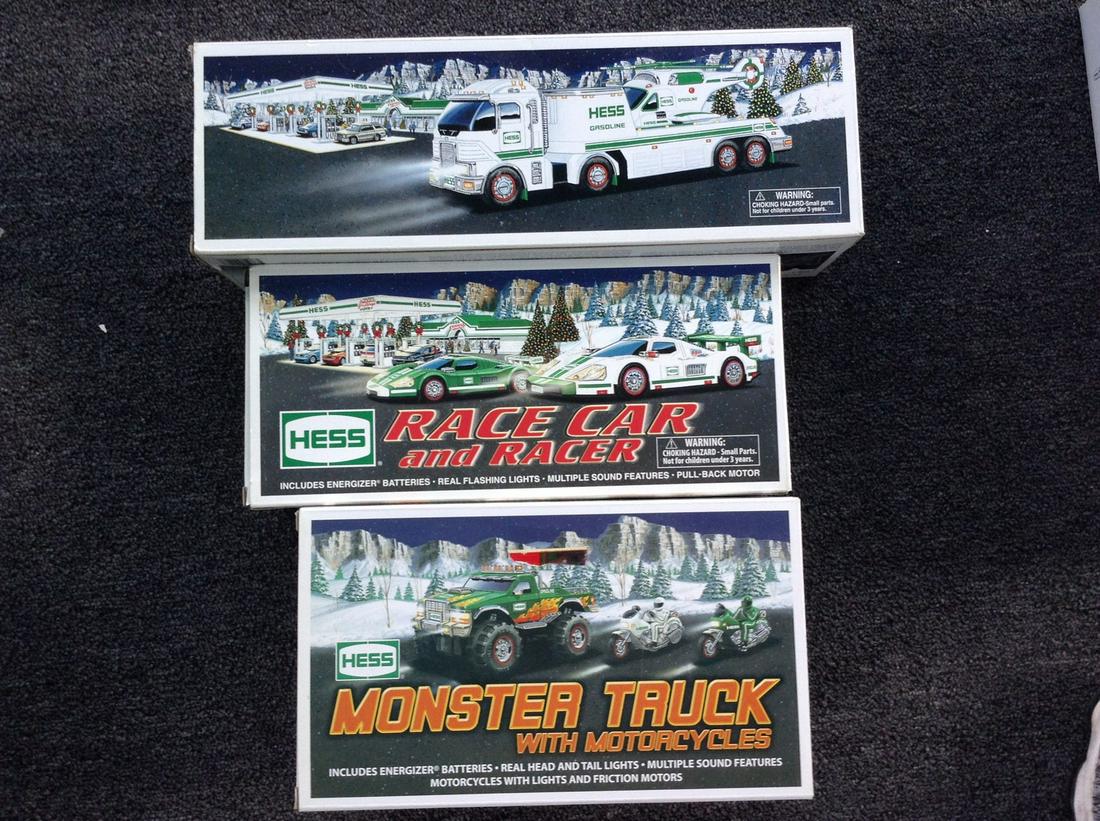 lot of three hess trucks (1 of 1)