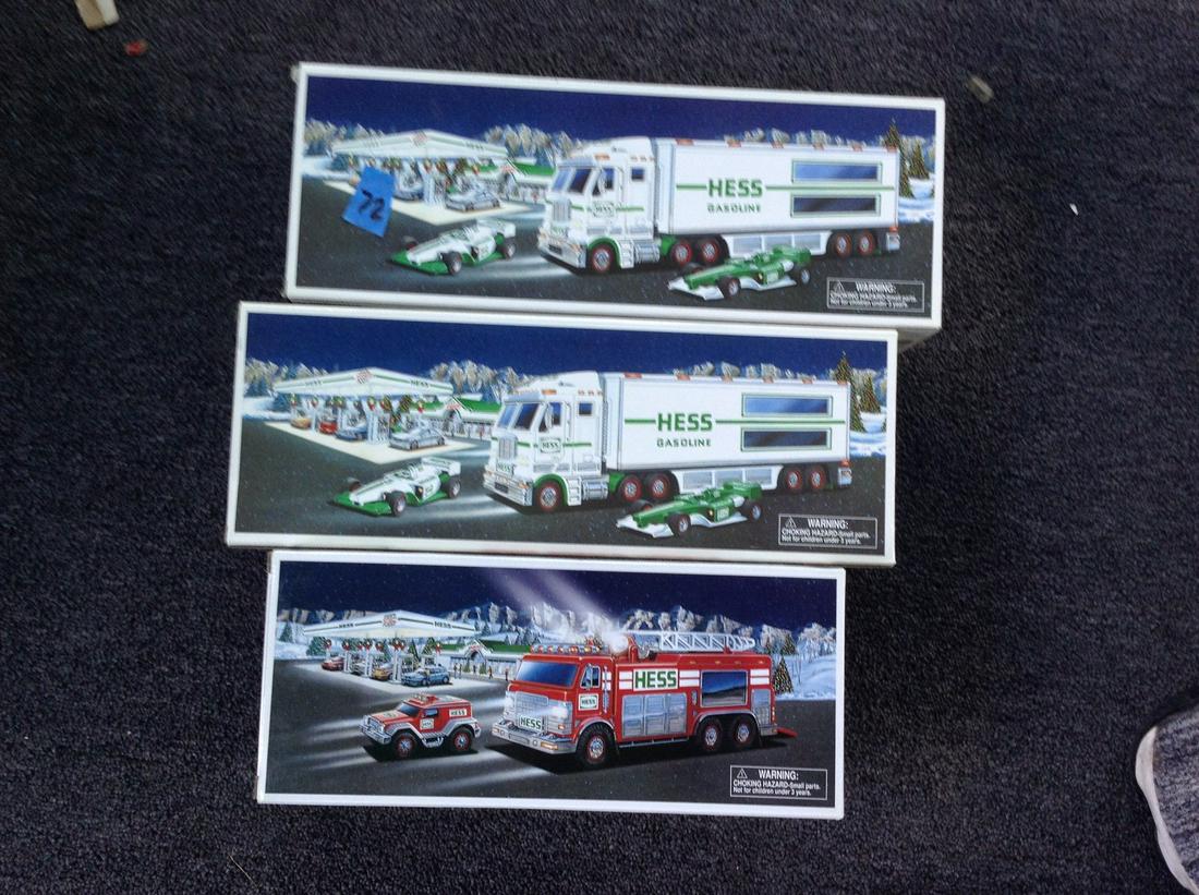 lot of three hess trucks (1 of 1)