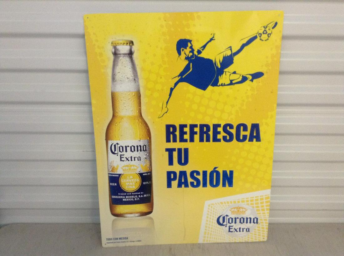 corona beer advertising tin sign 18x24 (J) (1 of 1)