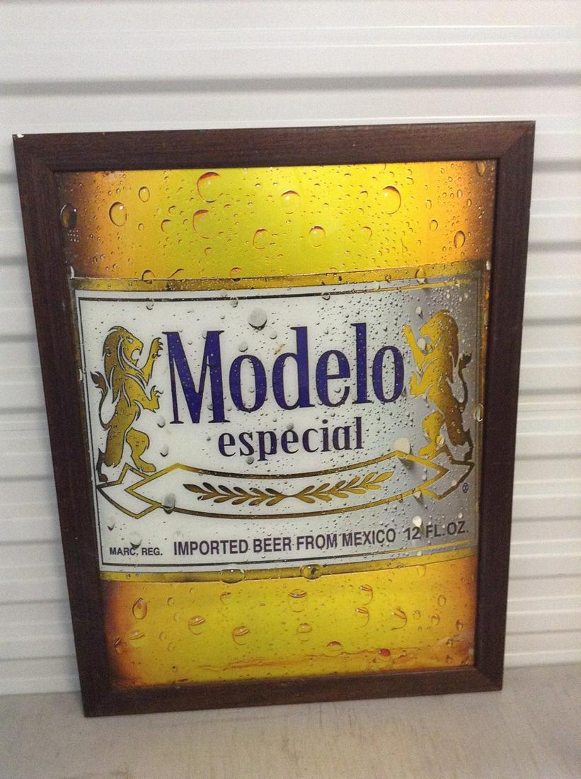 Modelo especial beer advertising poster 27 x 21(J): Modelo especial beer advertising poster 27 x 21(J)