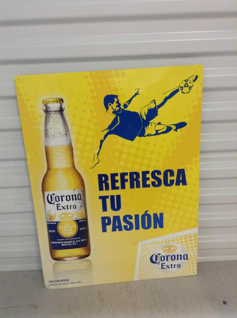 corona beer advertising tin sign 18x24 (J) (1 of 1)