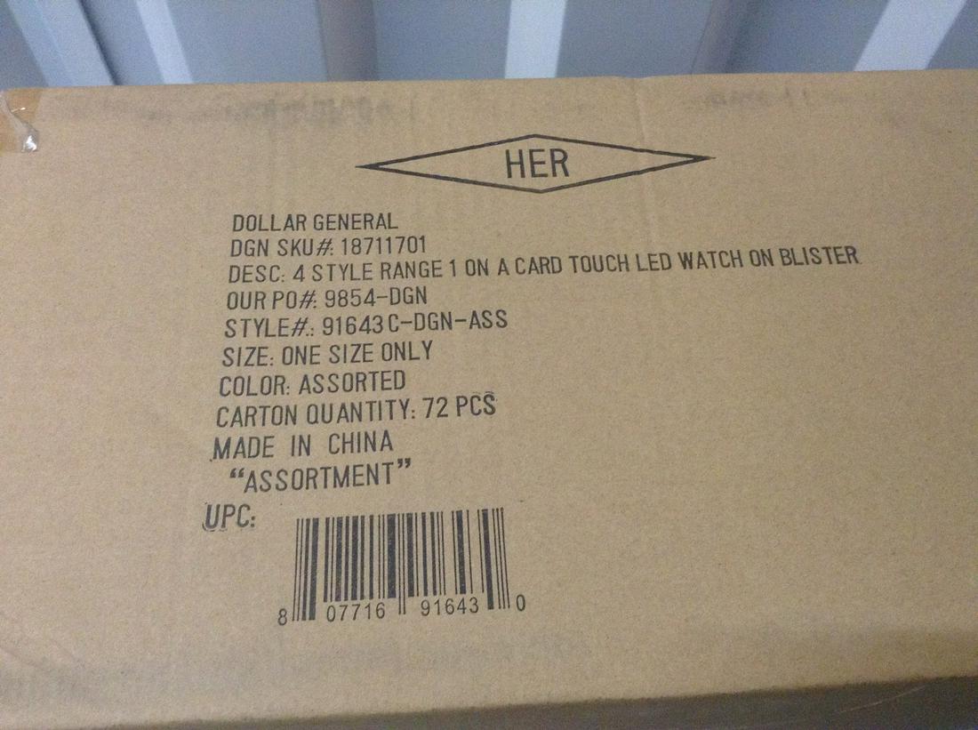 disney and other led watches 72 pc and 4 different (1 of 1)