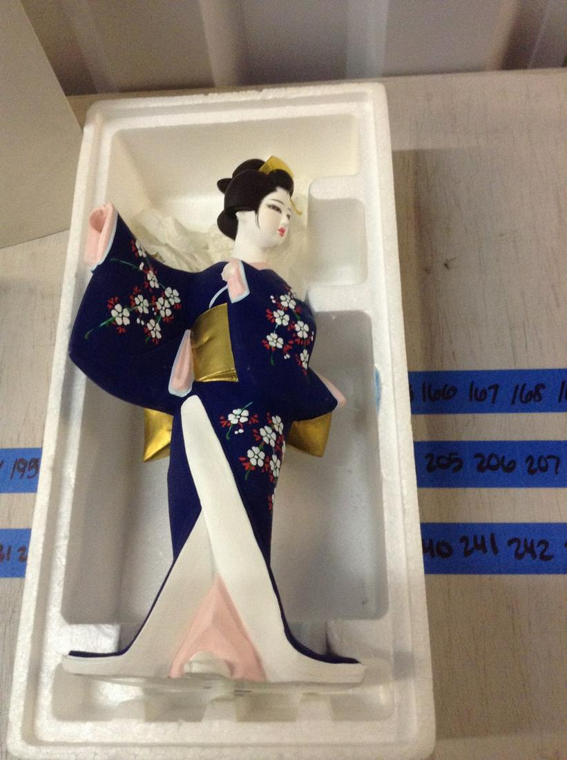 cherry blossom maiden of spring statue signed and (1 of 1)