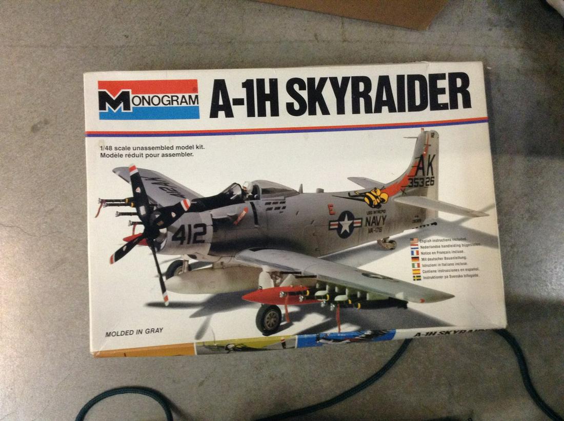 monogram A-1H skyraider model new in package (1 of 1)