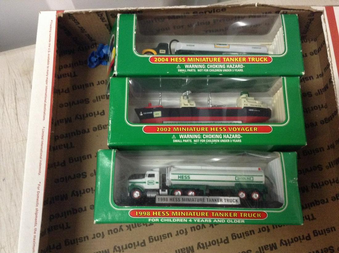 lot of three mini hess trucks (1 of 1)