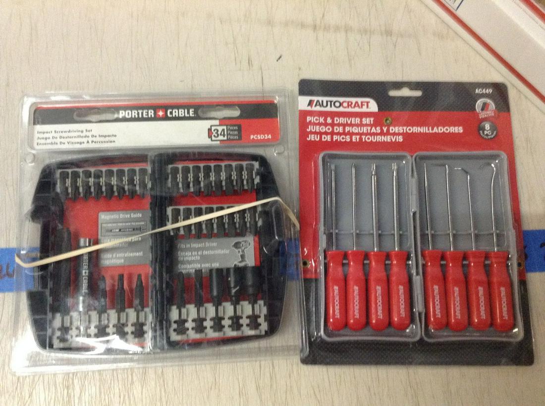 lot of screwdriver and pick and driver set (1 of 1)