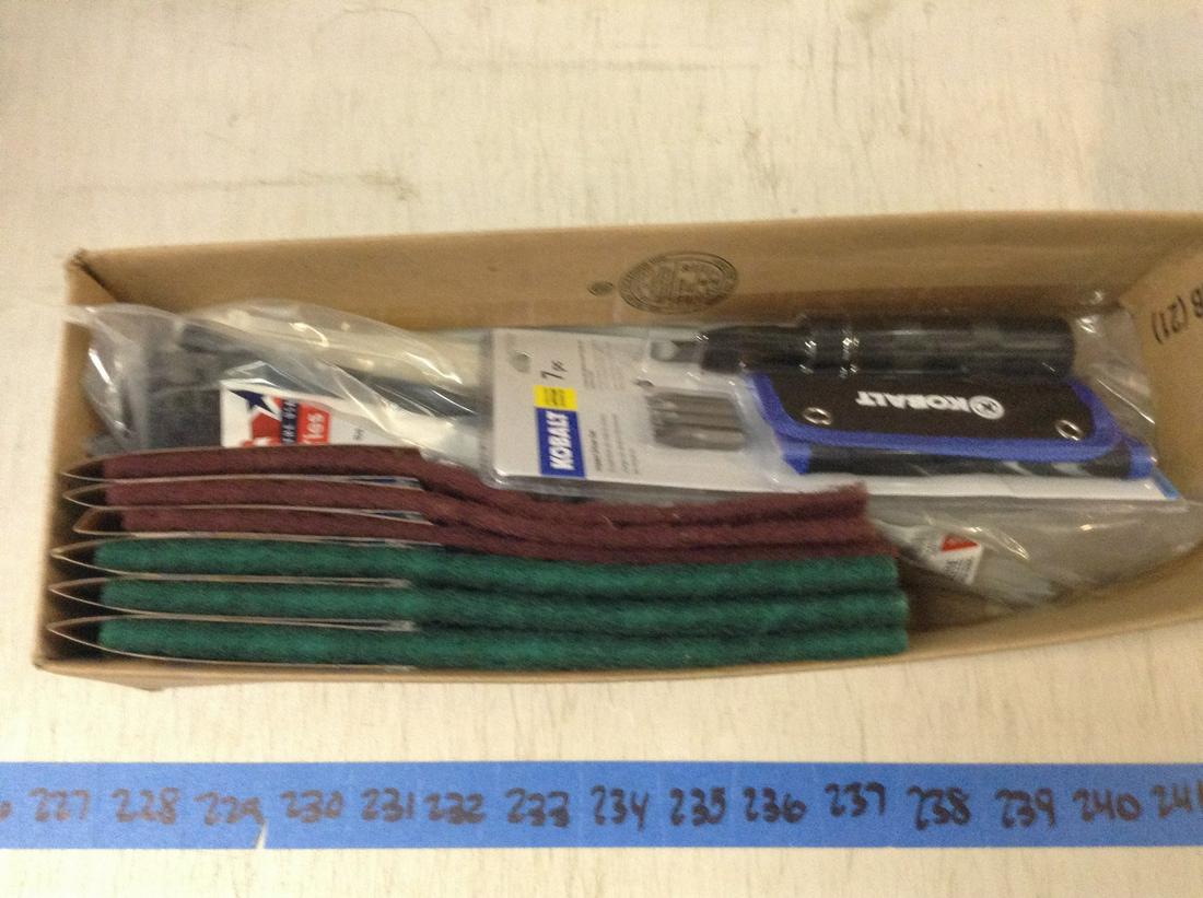 impact driver set, metal finishing pads and zipties (1 of 1)