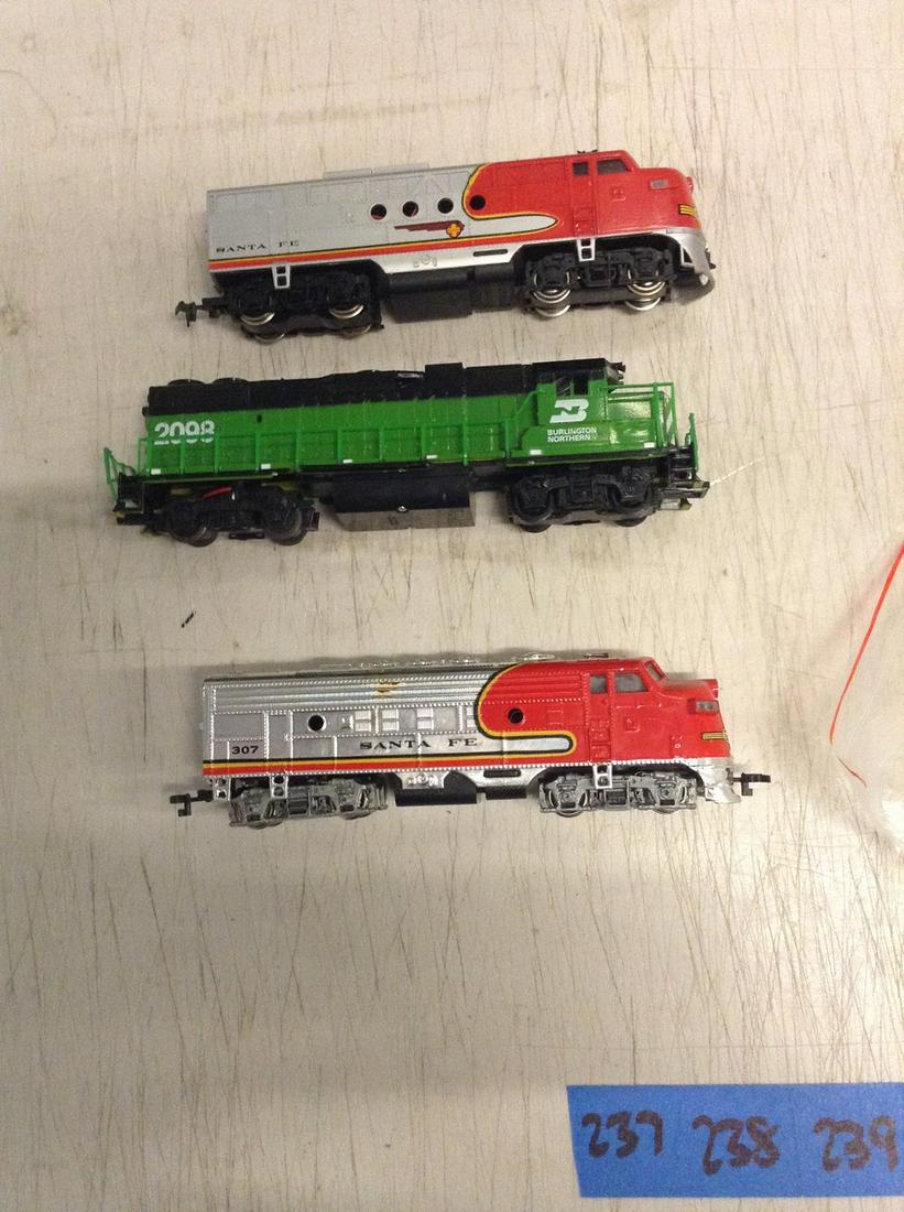 lot of three train engines (1 of 1)