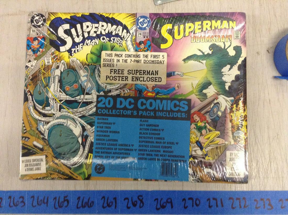 superman dc comics lot of 20 sealed never opened (1 of 1)