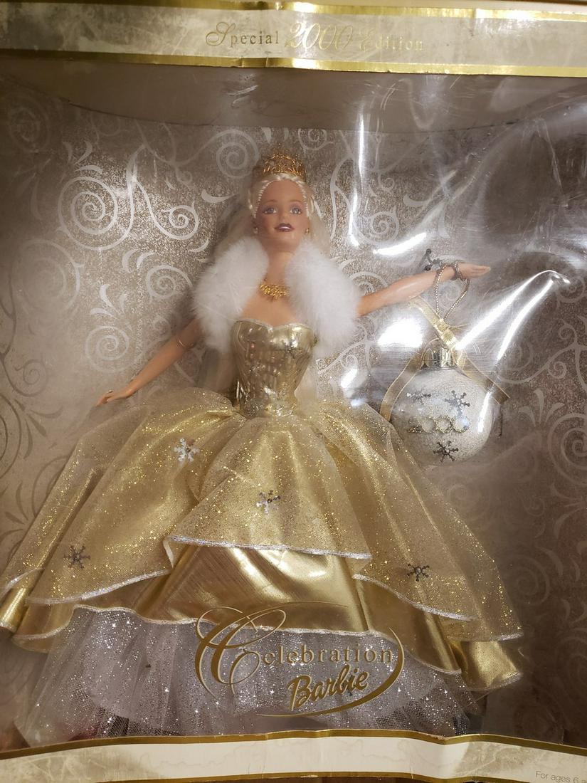 Celebration Barbie new in box - box has damage but: Celebration Barbie new in box - box has damage but Barbie still in great shape. Special 2000 Edition