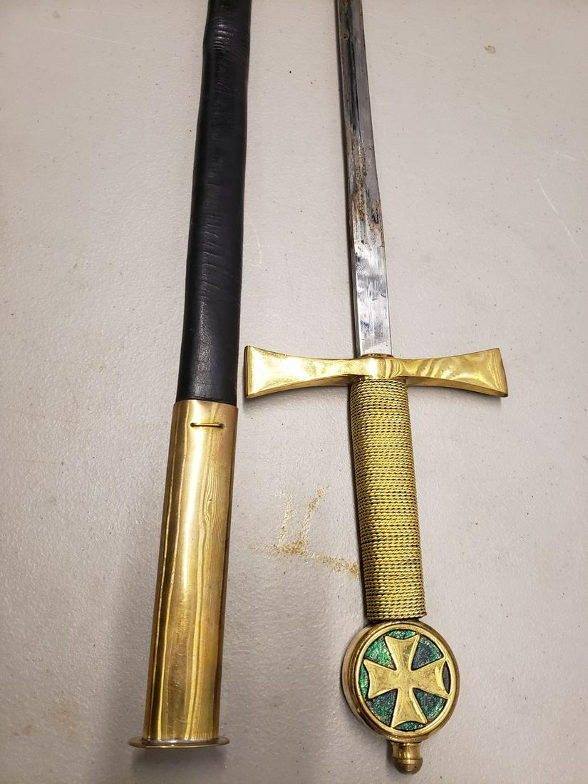 Vintage German emblem sword with case (1 of 1)