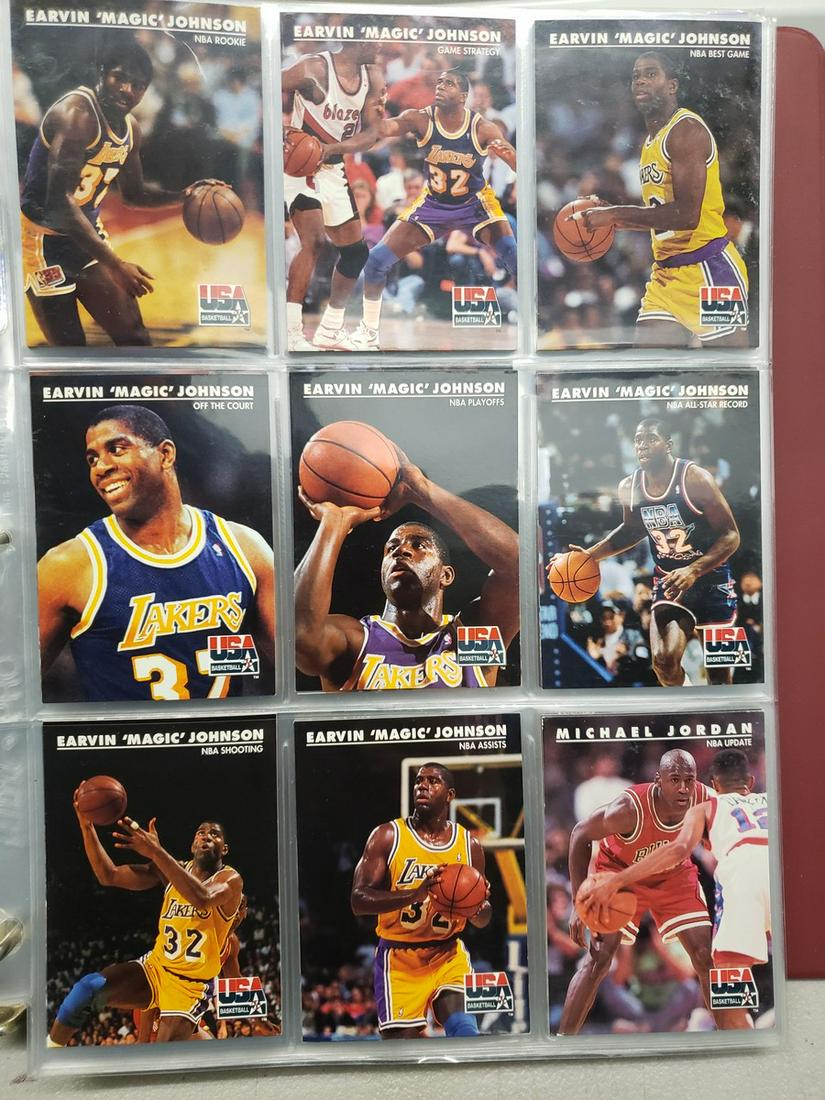 Lot of Ervin 'Magic' Johnson cards (1 of 1)