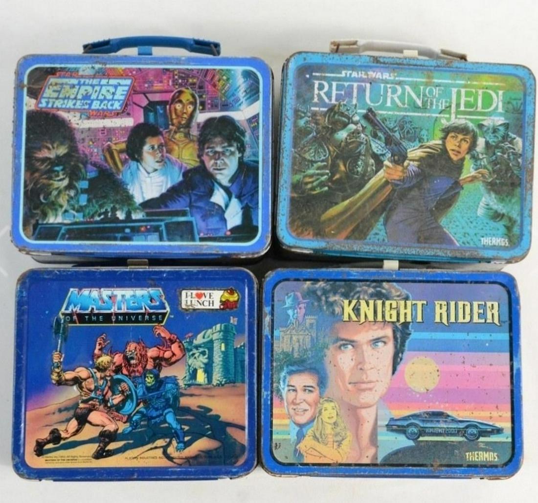 Lot of 4 early metal lunchboxes - Star Wars Return of (1 of 1)