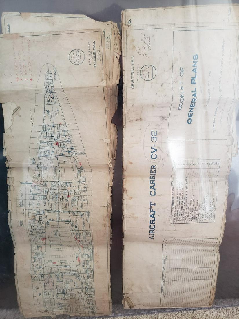 Very early Aircraft Carrier CV-32 booklet of general (1 of 1)