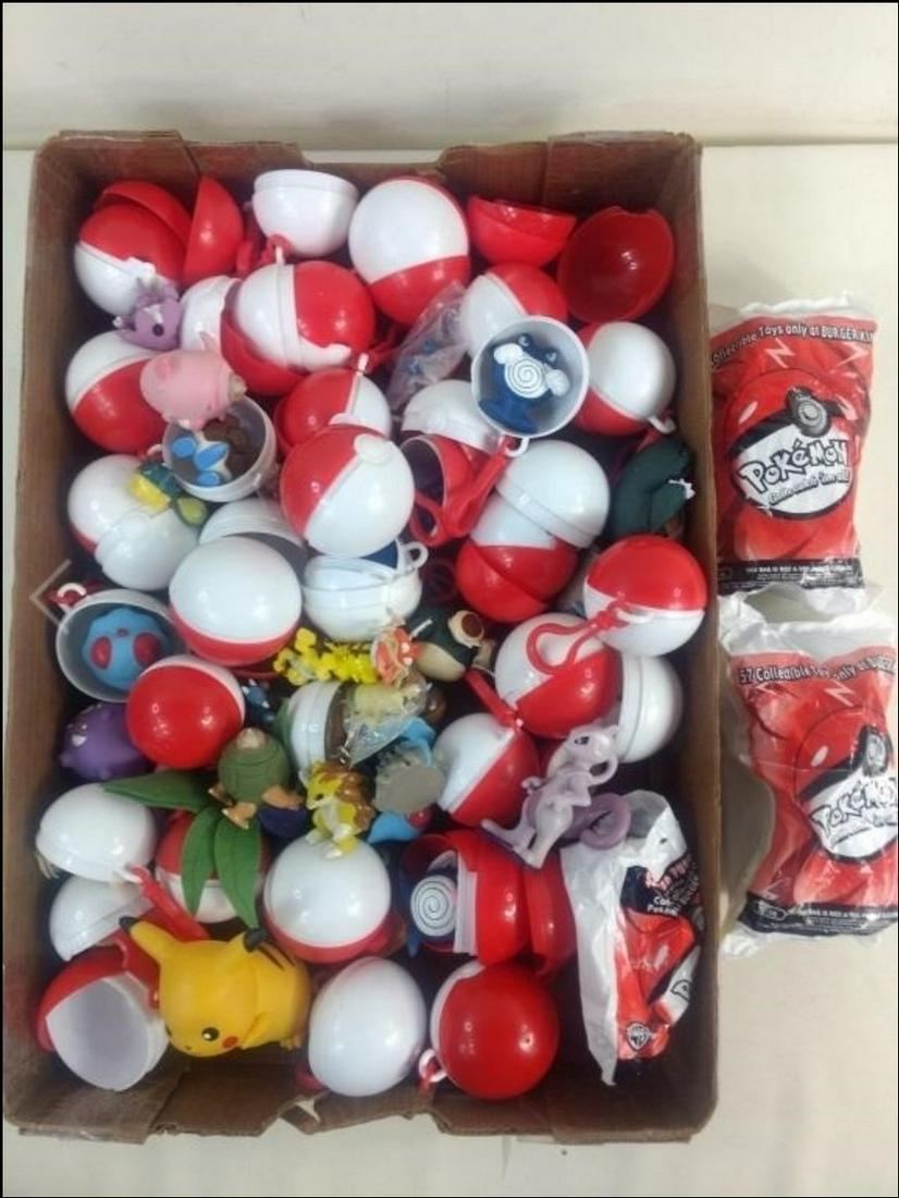 Large Pokemon figure and burger king piece lot (1 of 1)