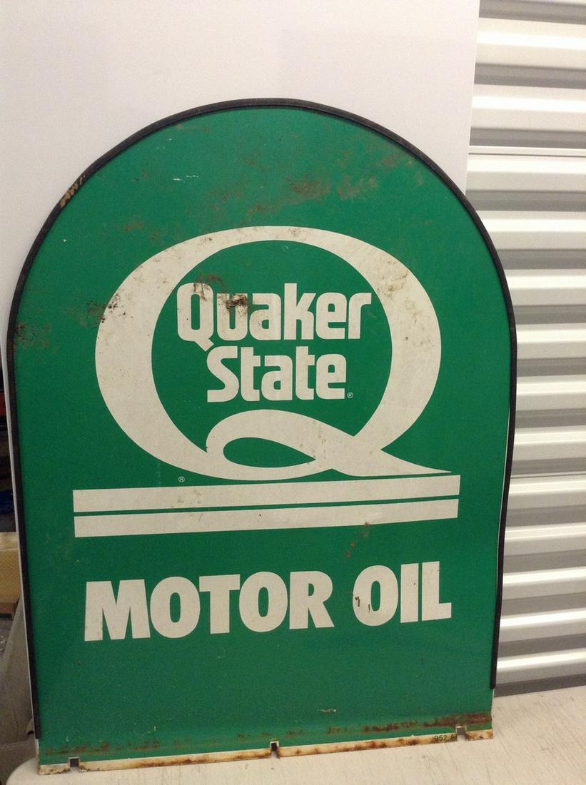 Quaker State Motor Oil Sign: 27x36