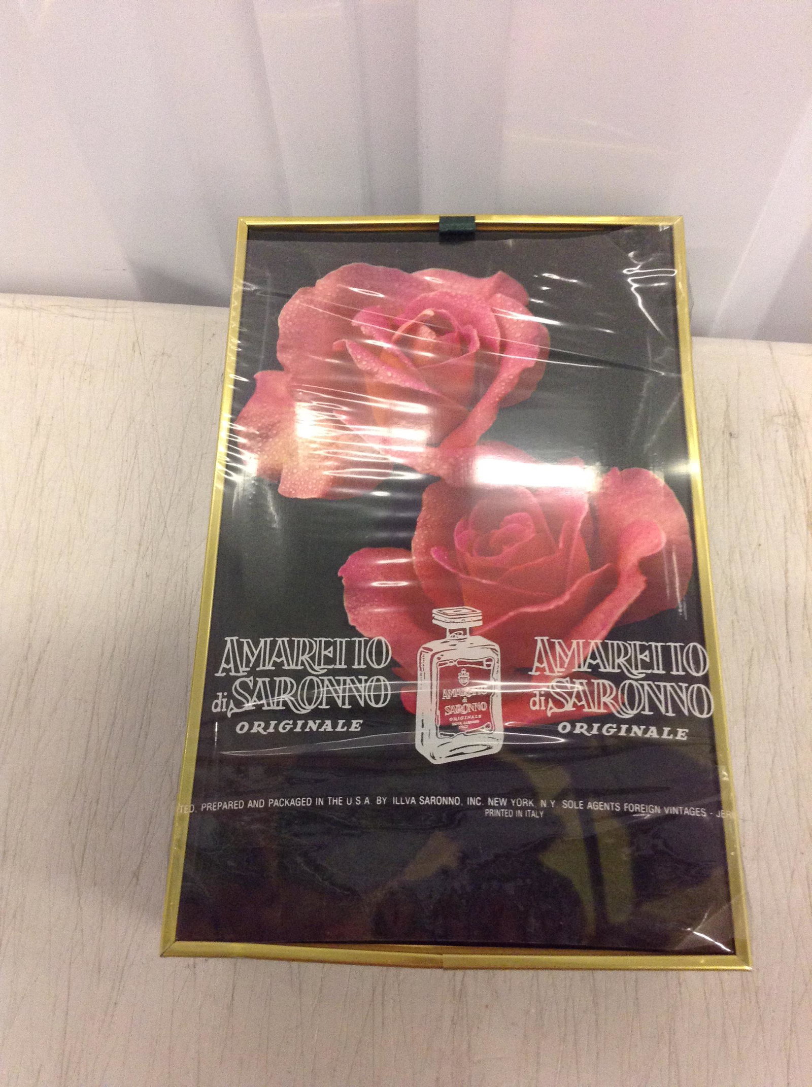 Amaretto Di Saronno Original 750 ML Sealed: Any contents in bottle is Free; You are bidding on the bottle & unbroken tax stamp