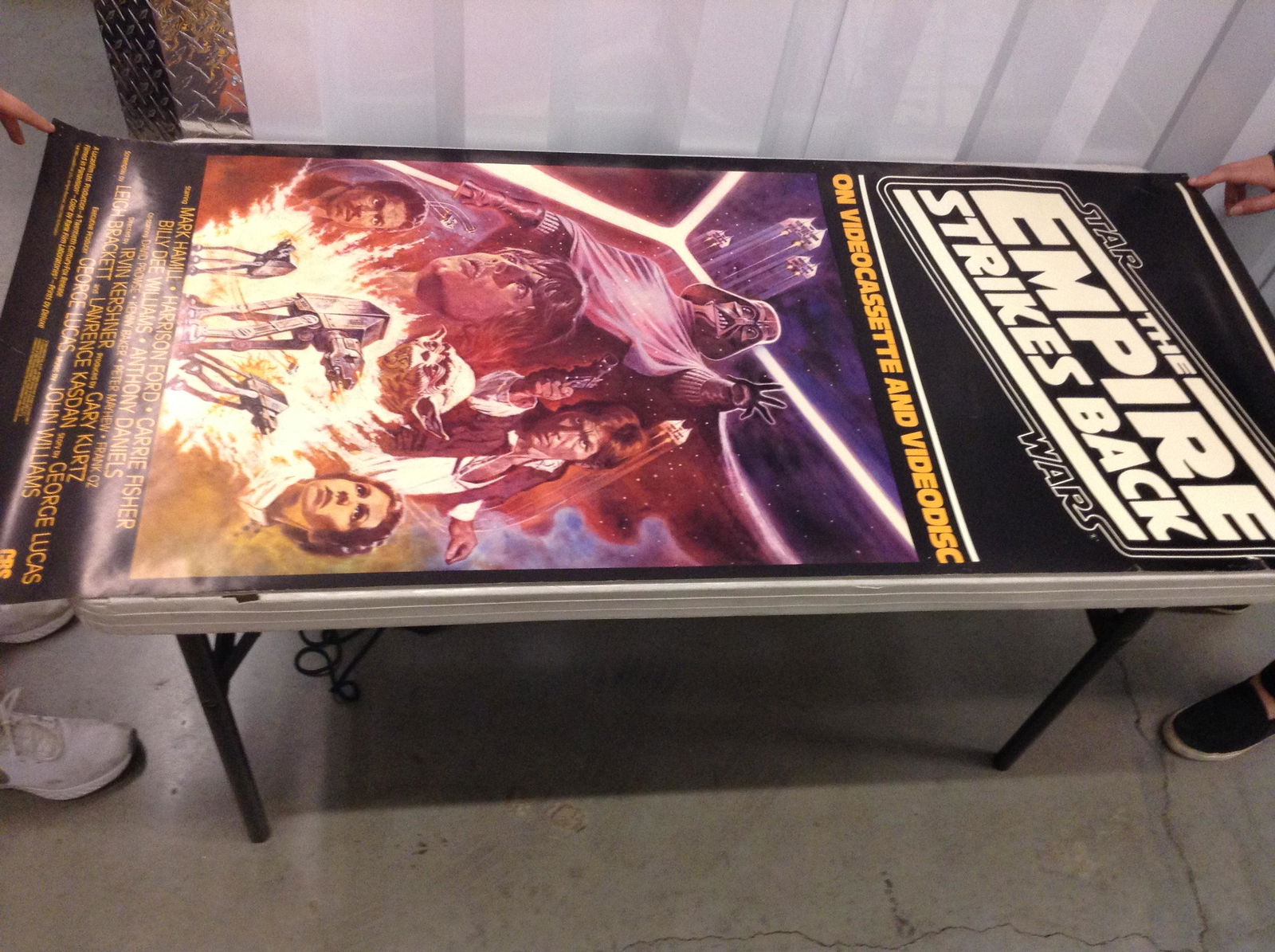 Original Empire Strikes Back Poster 1984 (1 of 1)