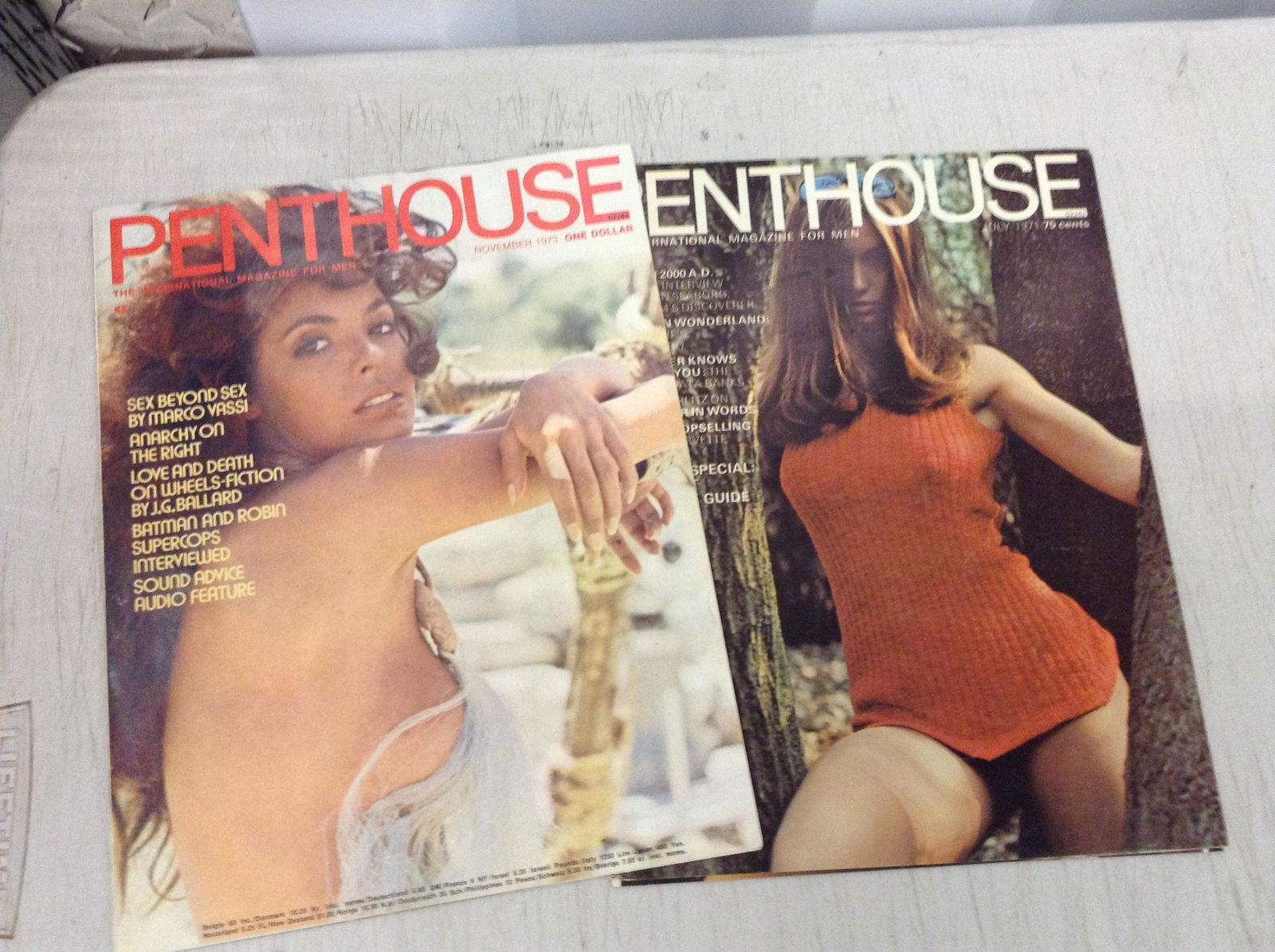 2 Penthouse 1970s Magazines (1 of 1)