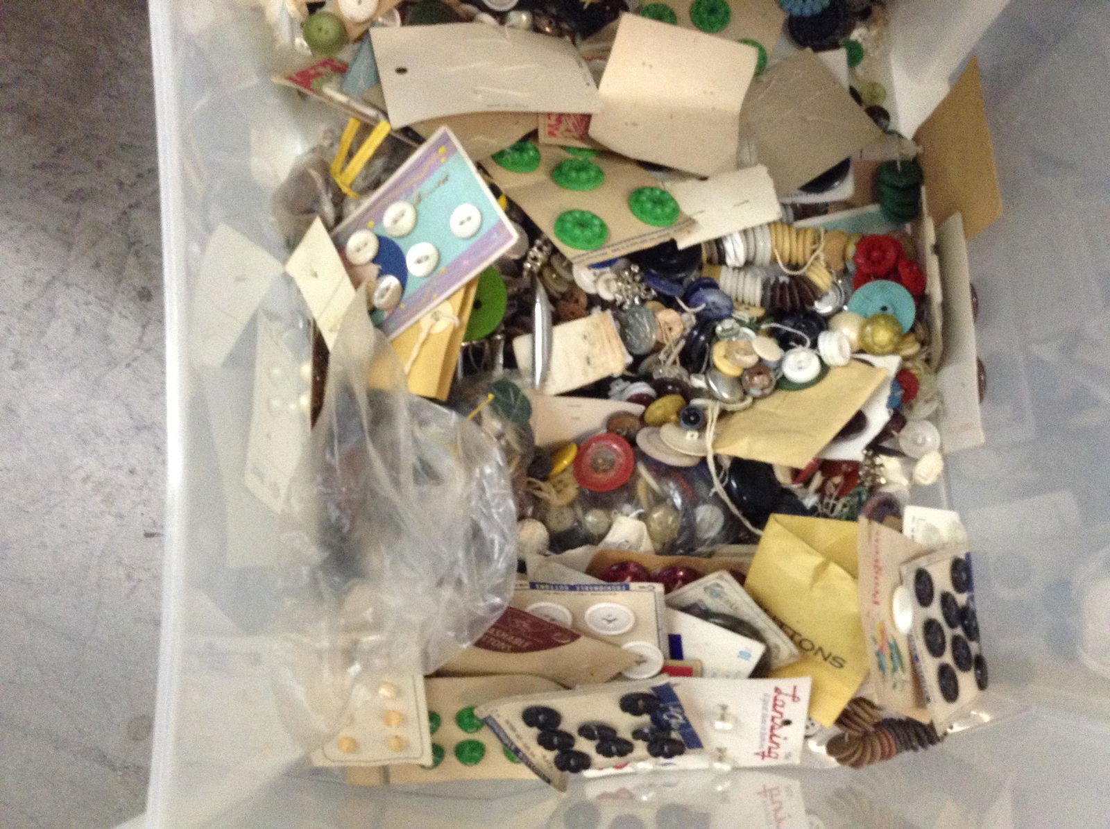 Large Amount Of Sewing Buttons (1 of 1)