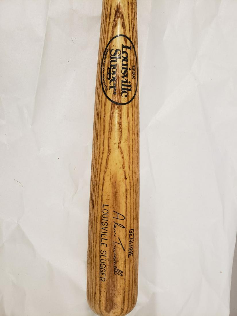 Wooden Louisville Slugger Genuine Alan Trammell bat: Wooden Louisville Slugger Genuine Alan Trammell bat