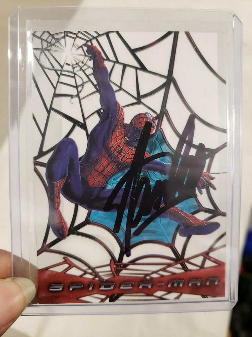 Signed Stan Lee card with COA (1 of 1)