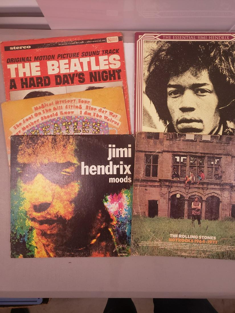 Beatles, The Rolling Stones, Jimi Hendrix albums: Beatles, The Rolling Stones, Jimi Hendrix albums