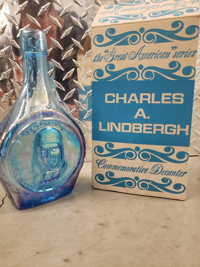 Charles A. Lindbergh commemorative decanter w/original (1 of 1)