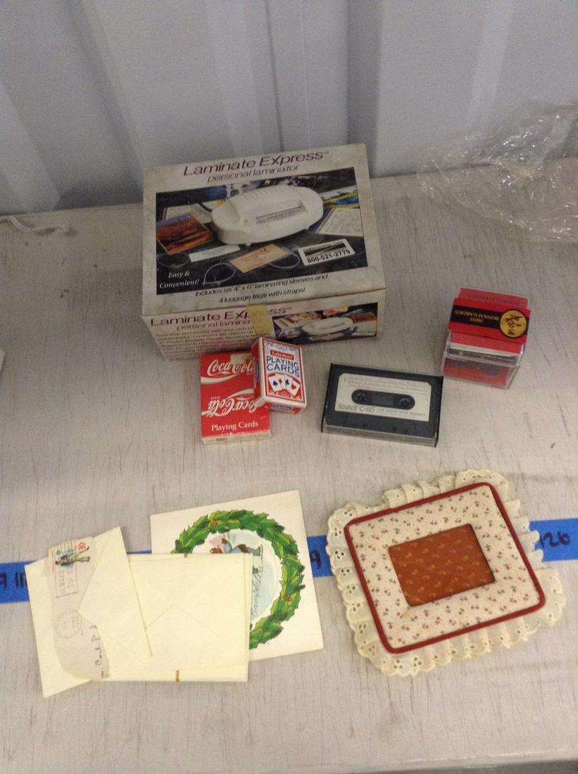 Personal Laminator, Coca Cola Playing Cards And More: Personal Laminator, Coca Cola Playing Cards And More