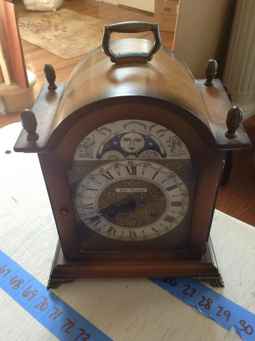 seth thomas mantel clock 11" (1 of 1)