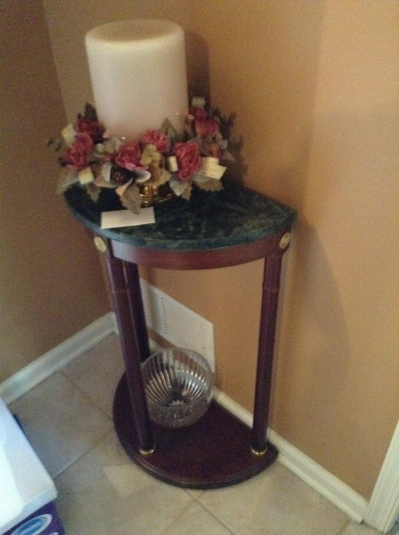 accent table 31" high: accent table 31" high