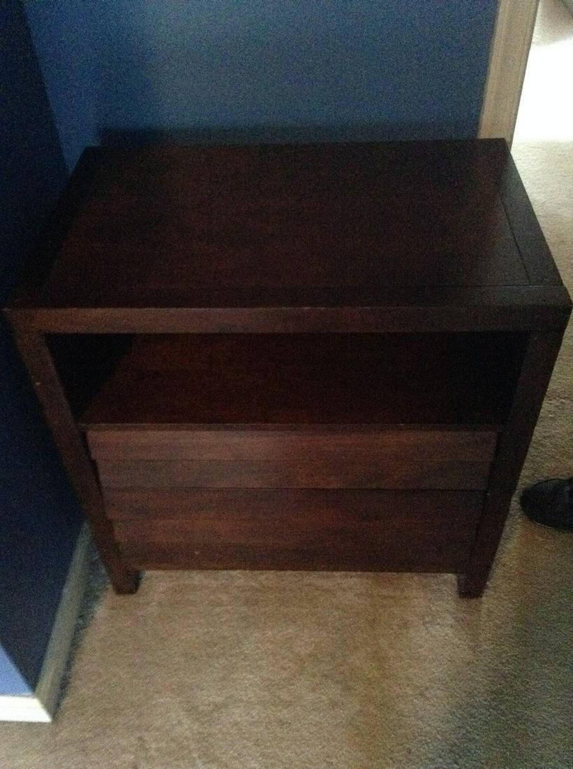 wooden nightstand 27x17x27: wooden nightstand 27x17x27