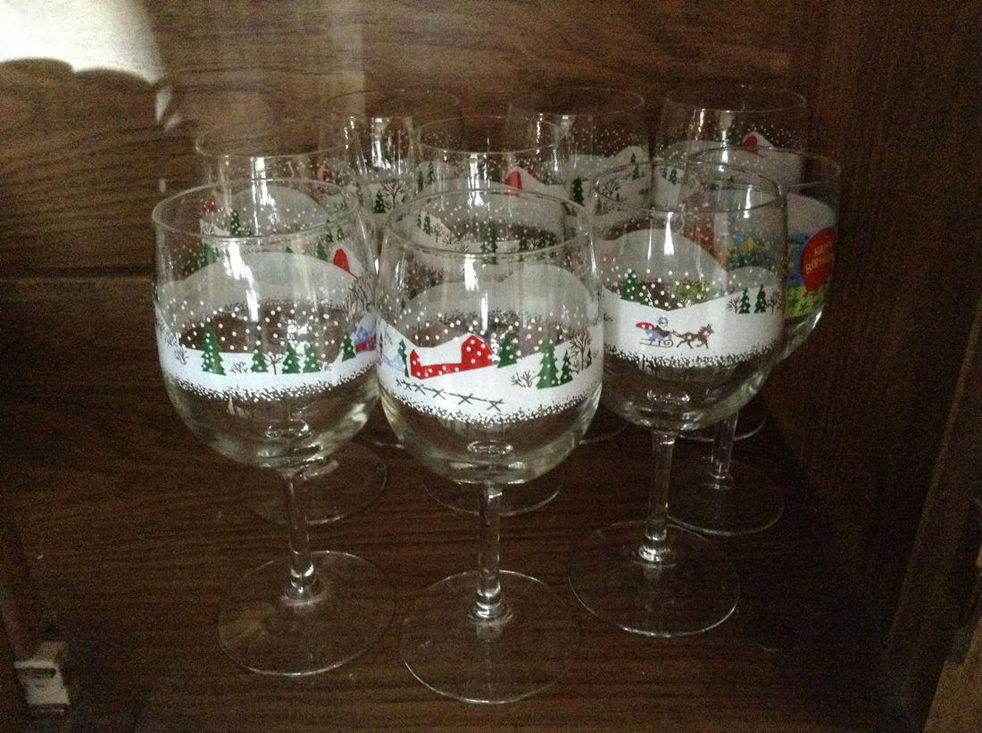 lenox christmas stemware: lenox christmas stemware