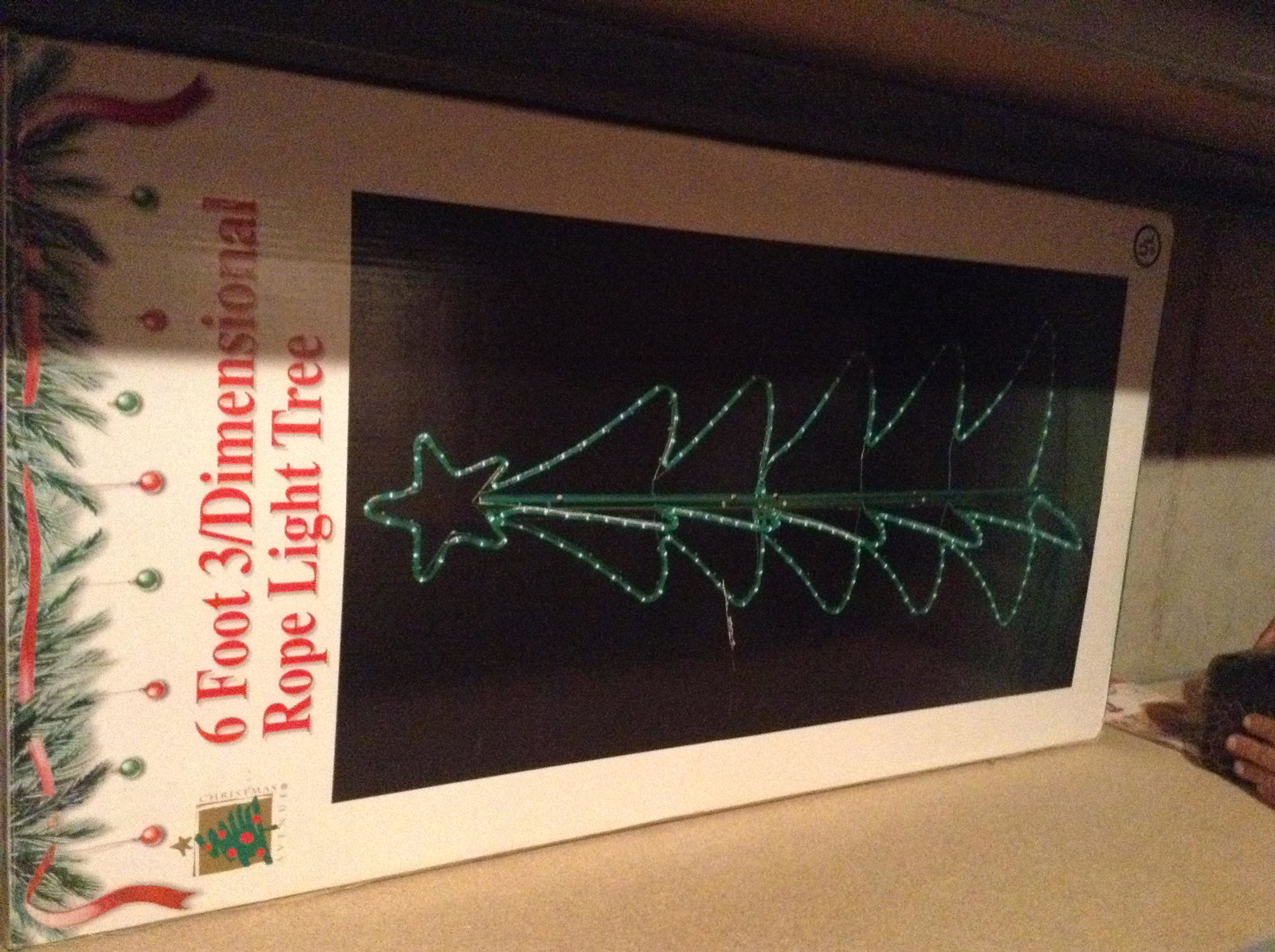 6ft 3d rope light christmas tree: 6ft 3d rope light christmas tree